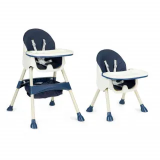 STOLICA ZA HRANJENJE 2U1 ECOTOYS BLUE 