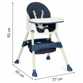 STOLICA ZA HRANJENJE 2U1 ECOTOYS BLUE 