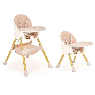 STOLICA ZA HRANJENJE 2U1 ECOTOYS PINK 