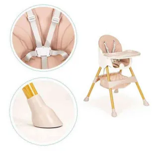 STOLICA ZA HRANJENJE 2U1 ECOTOYS PINK 