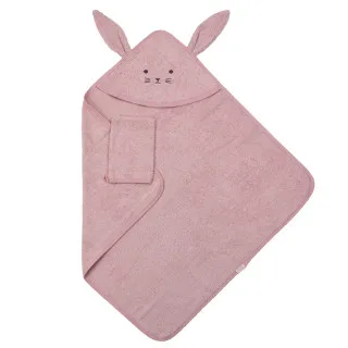 HYGGE PESKIR I RUKAVICA DUSTY ROSE 