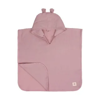 HYGGE PONCO OD MUSLINA DUSTY ROSE 