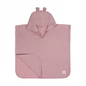 HYGGE PONCO OD MUSLINA DUSTY ROSE 