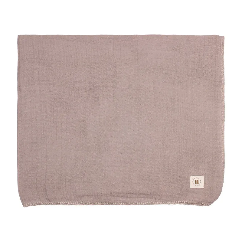 HYGGE PREKRIVAC OD MUSLINA, DVOSLOJAN, COOKIE BEIGE, 100X80CM