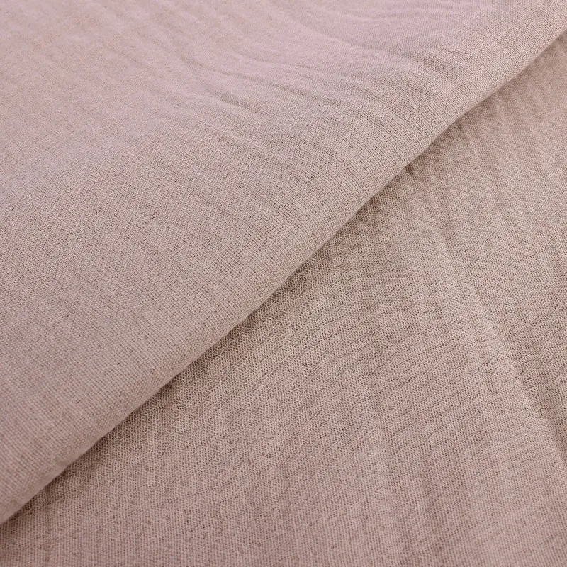 HYGGE PREKRIVAC OD MUSLINA, DVOSLOJAN, COOKIE BEIGE, 100X80CM