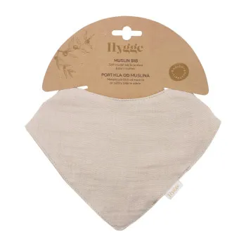 HYGGE PORTIKLA OD MUSLINA COOKIE BEIGE 