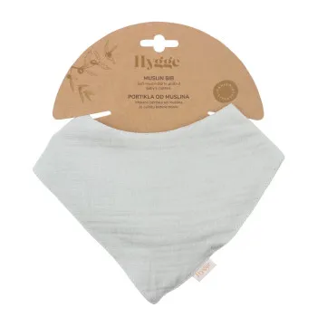 HYGGE PORTIKLA OD MUSLINA PASTEL GREEN 