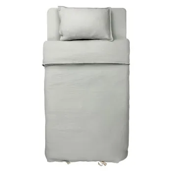 HYGGE POSTELJINA OD MUSLINA 3 DELA PASTEL GREEN 