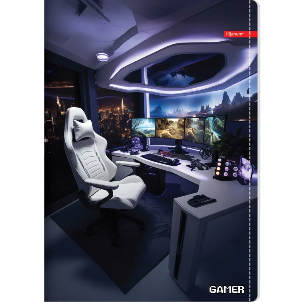 ILIJANUM SVESKA A4 LATAJN 52L GAMER 