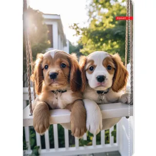 ILIJANUM SVESKA A5 KARO 52L PETS