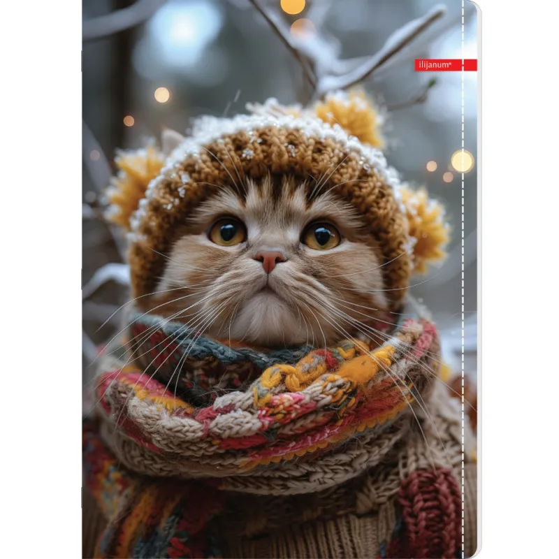ILIJANUM SVESKA A5 KARO 52L PETS
