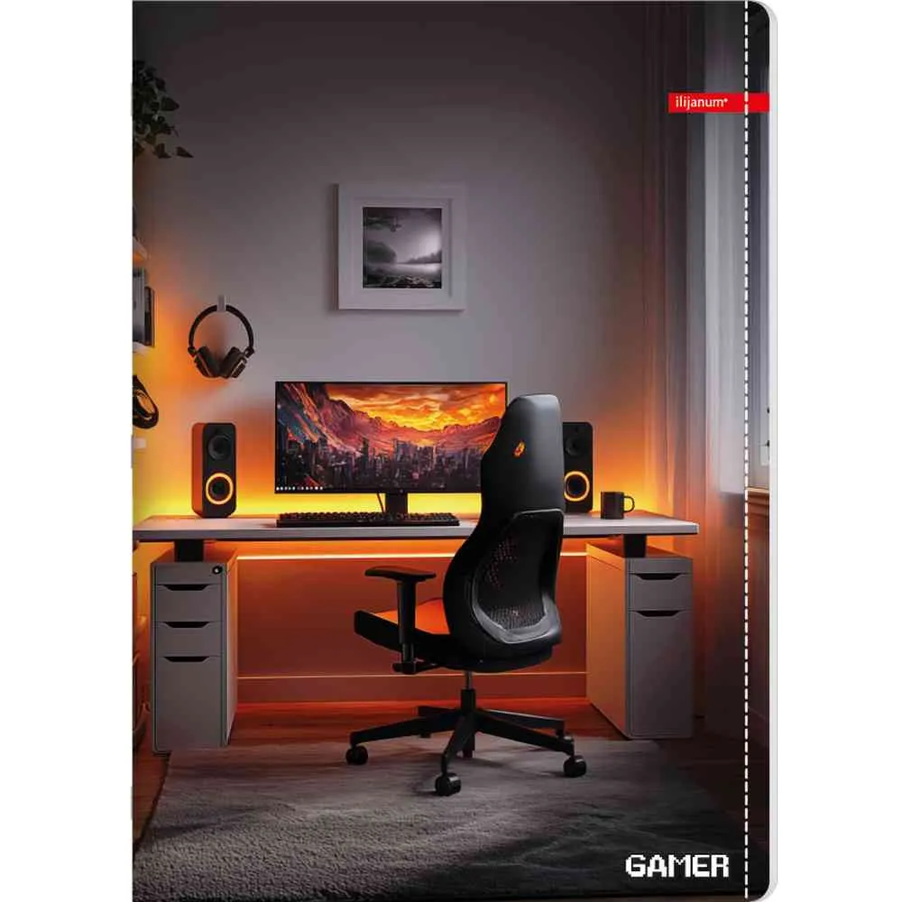 ILIJANUM SVESKA A4 KARO 52L GAMER