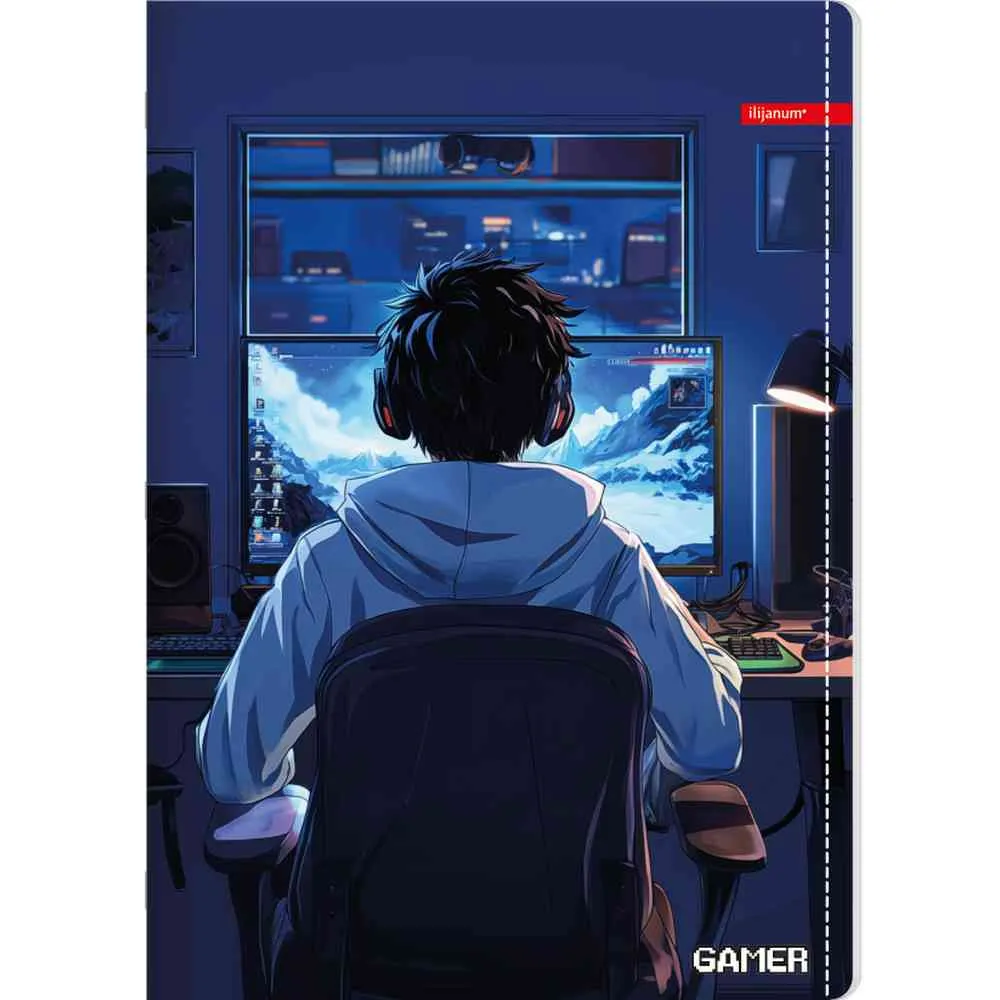 ILIJANUM SVESKA A4 KARO 52L GAMER