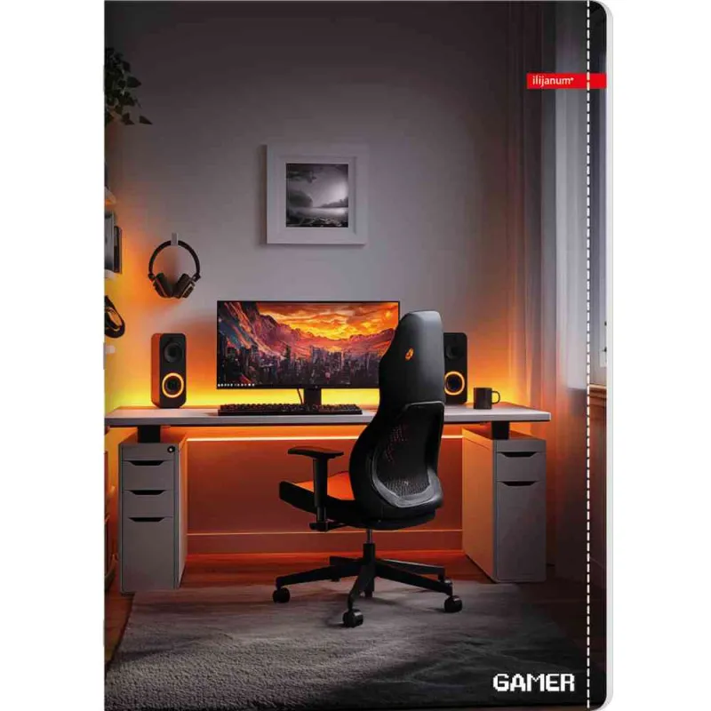 ILIJANUM SVESKA A4 KARO 52L GAMER