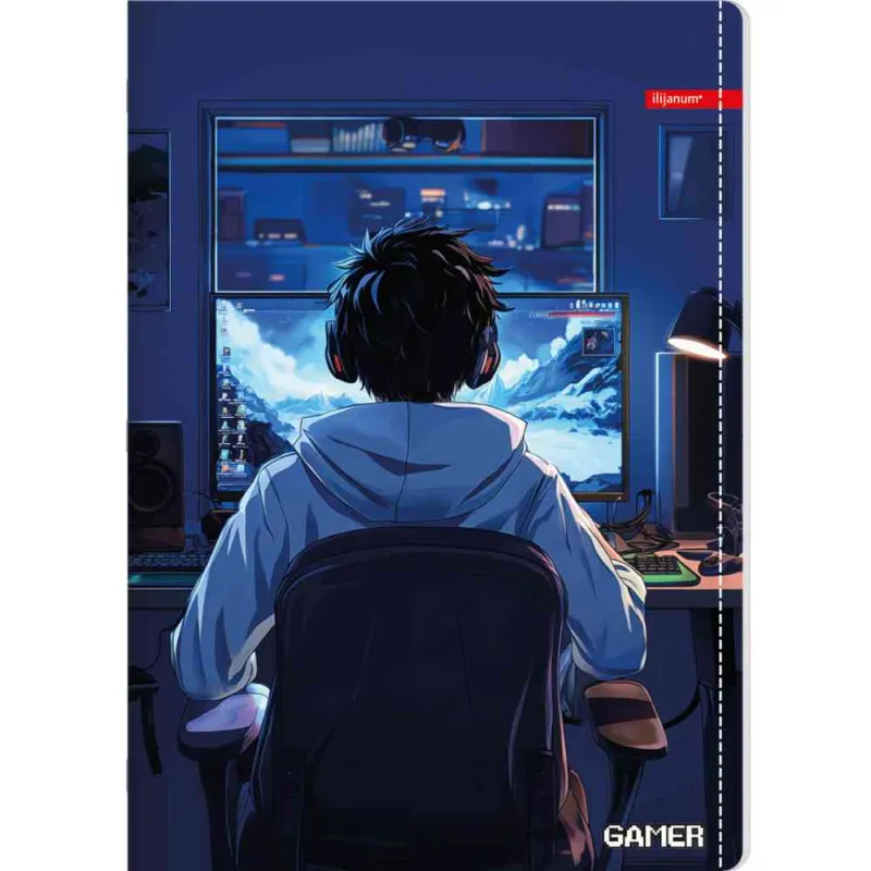 ILIJANUM SVESKA A4 KARO 52L GAMER