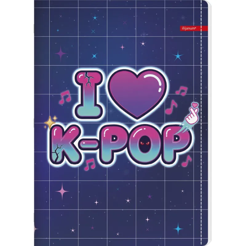 SVESKA A4 KARO 52L K - POP 