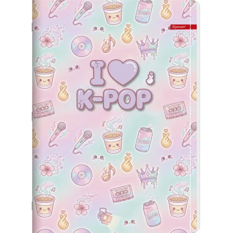 SVESKA A5 KARO 52L K - POP 