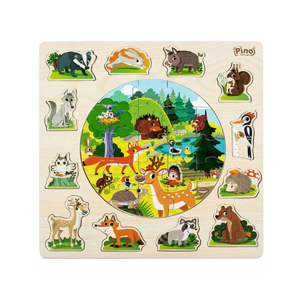 PINO SLAGALICA-UMETALJKA SUMSKE ZIVOTINJE 