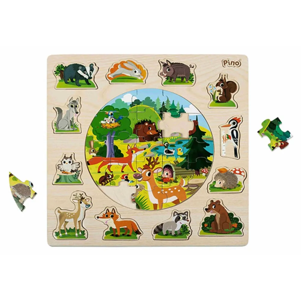 PINO SLAGALICA-UMETALJKA SUMSKE ZIVOTINJE 