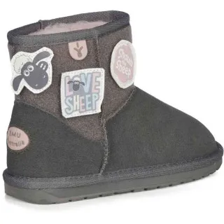 EMU JR CIZME SHAUN THE SHEEP PLAY CHARCOAL 