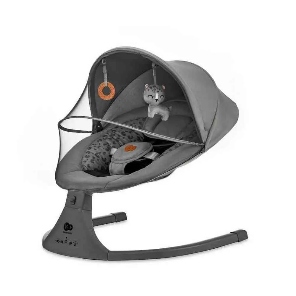 KINDERKRAFT STOLICA ZA LJULJANJE LUMI 2 DARK GRAY 