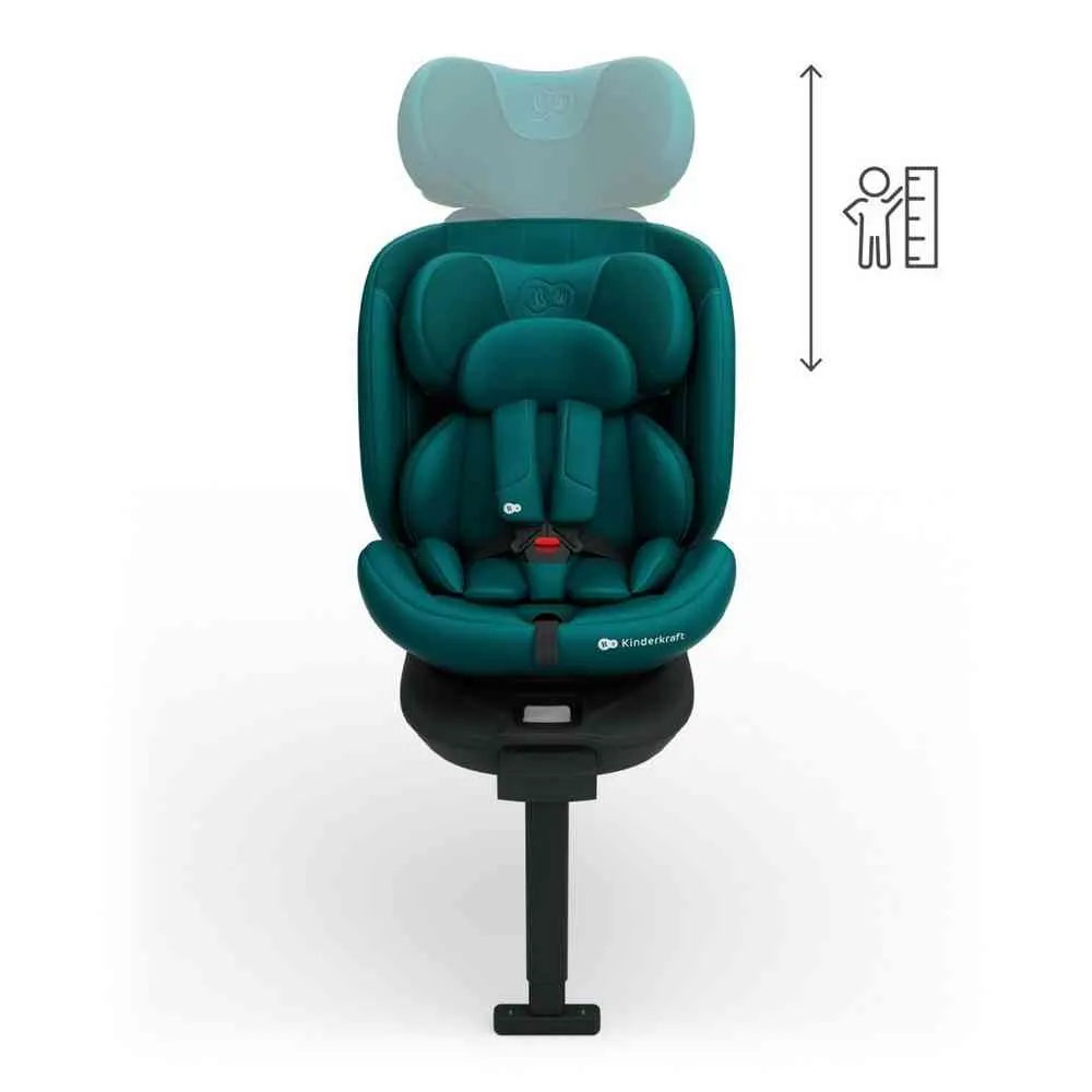 KINDERKRAFT AUTO SEDISTE I 360 2 PLUS I SIZE 40 150CM GREEN 