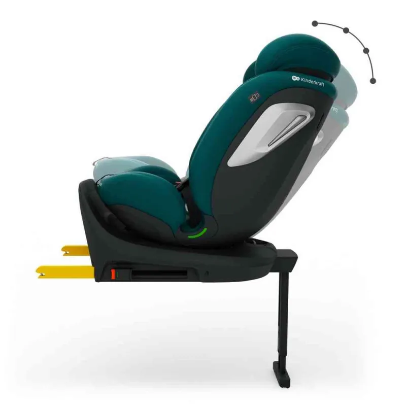 KINDERKRAFT AUTO SEDISTE I 360 2 PLUS I SIZE 40 150CM GREEN 