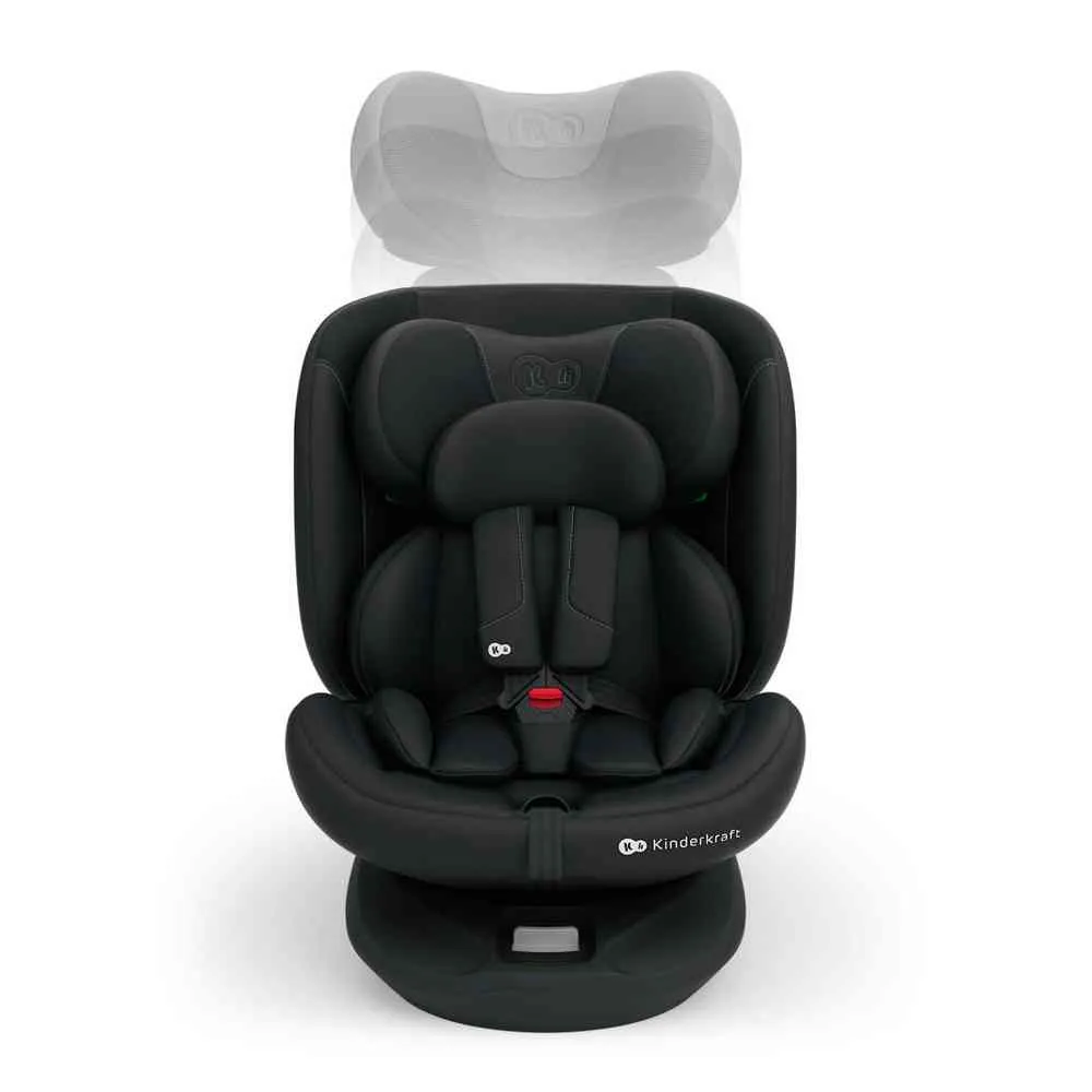 KINDERKRAFT AUTOSEDISTE I GROW 2 PLUS I SIZE 40 150 CM BLACK 