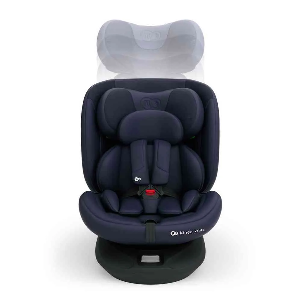 KINDERKRAFT AUTOSEDISTE I GROW 2 PLUS I SIZE 40 150 CM NAVY 