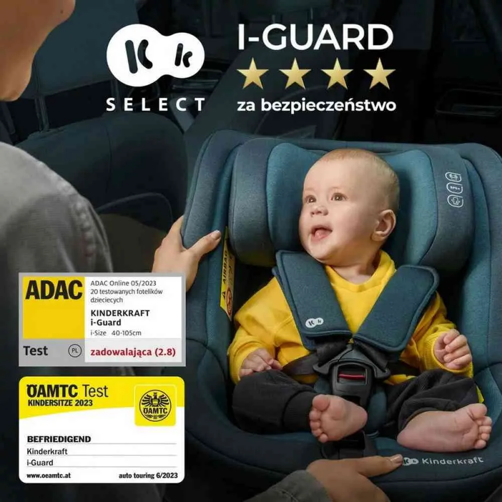 KINDERKRAFT AUTOSEDISTE I GUARD 40 105CM CHERRY PEARL 