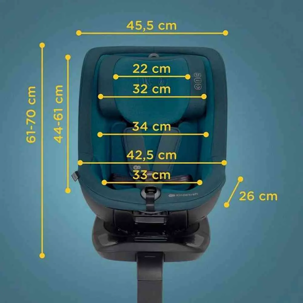 KINDERKRAFT AUTOSEDISTE I   GUARD PRO 61 105CM COOL GREY 