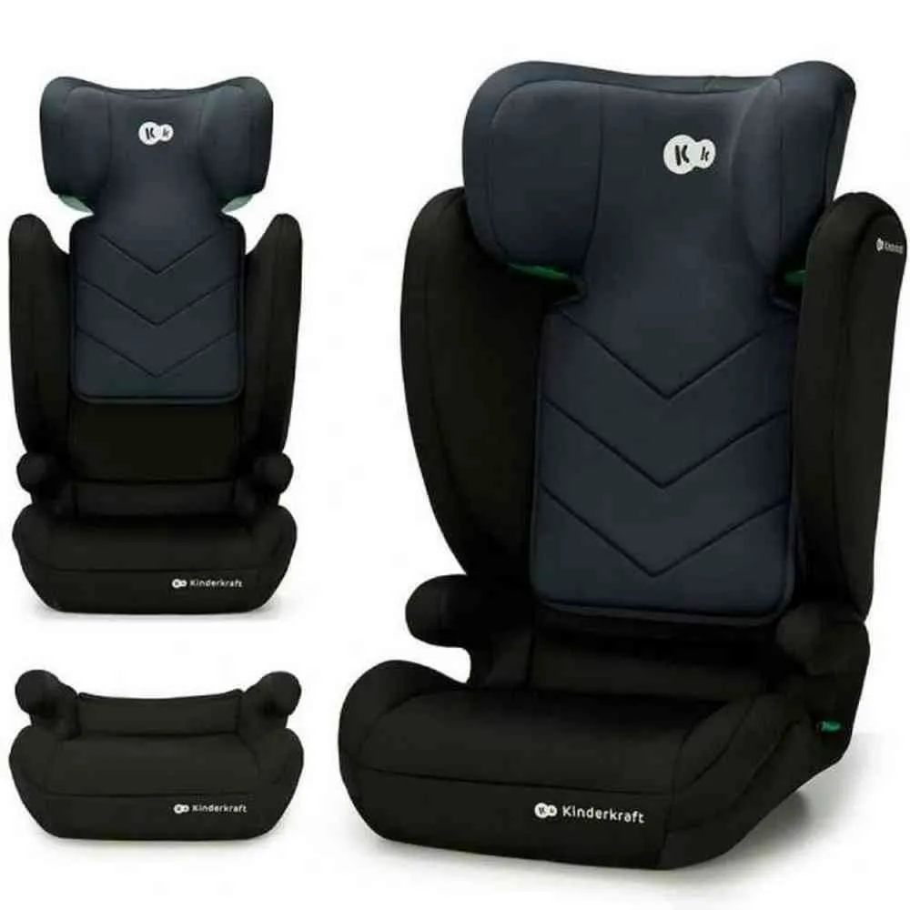 KINDERKRAFT AUTOSEDISTE I SPARK I SIZE BLACK 