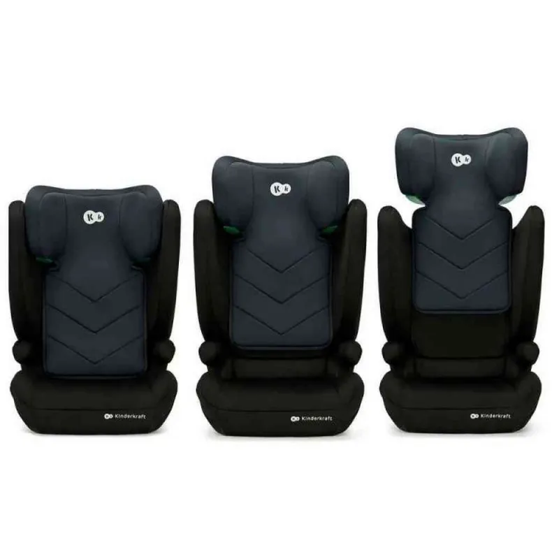 KINDERKRAFT AUTOSEDISTE I SPARK I SIZE BLACK 