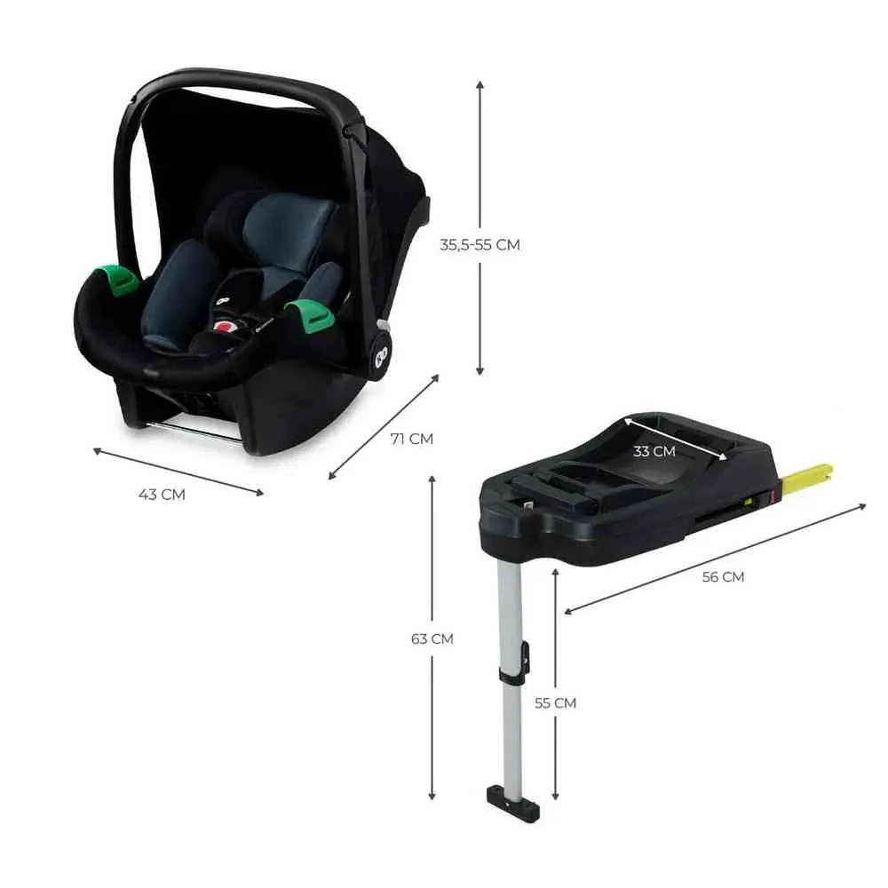 KINDERKRAFT AUTO SEDIŠTE MINK PRO I SIZE + BAZA 