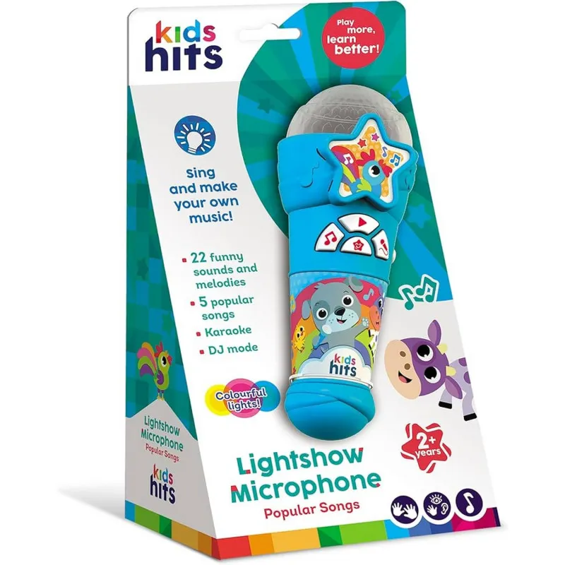 KIDS HITS LIGHTSHOW MICROPHONE POPULAR SONGS