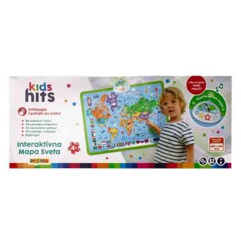 KIDS HITS INTERAKTIVNA MAPA SVETA RS 