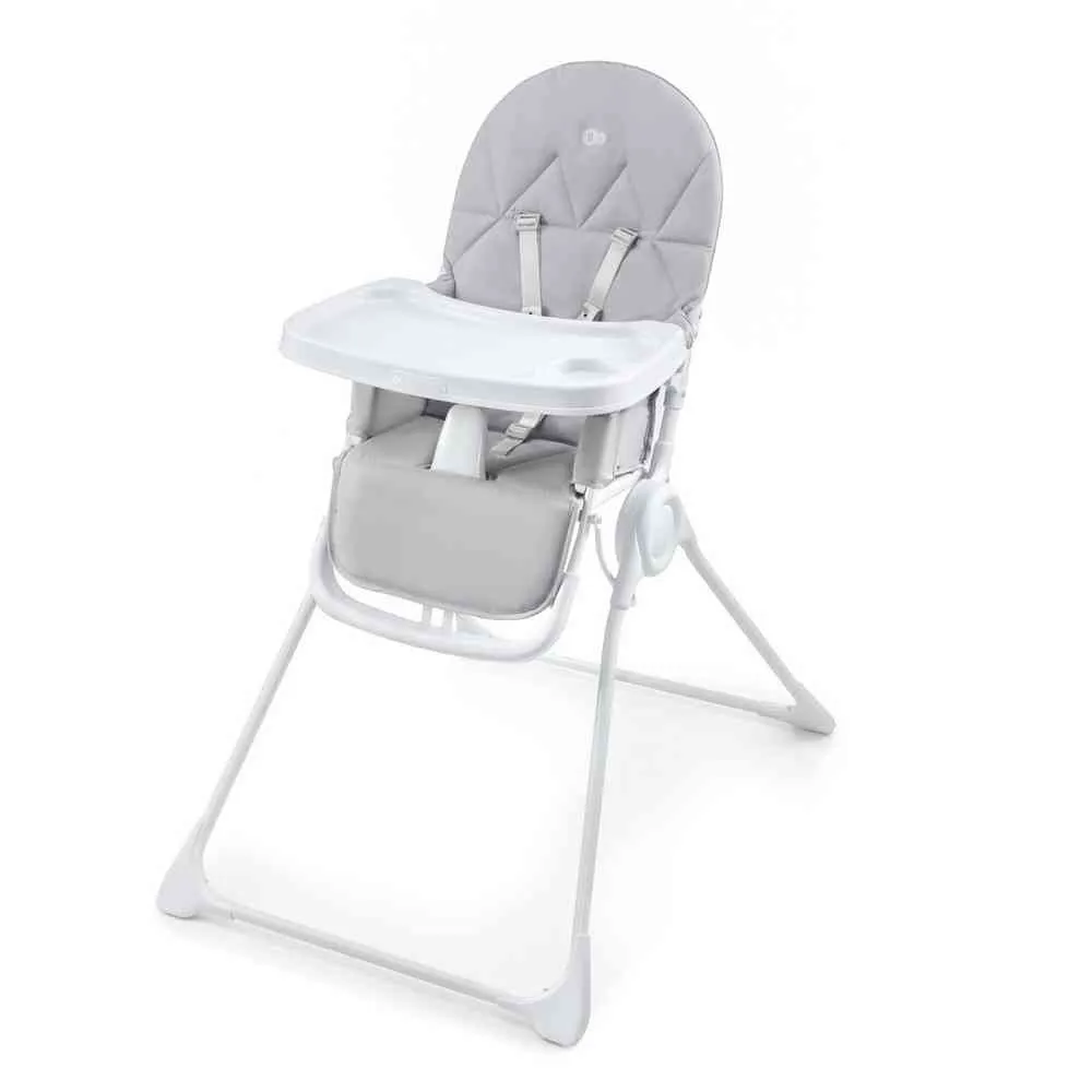 KINDERKRAFT STOLICA ZA HRANJENJE BINCI LIGHT GREY 
