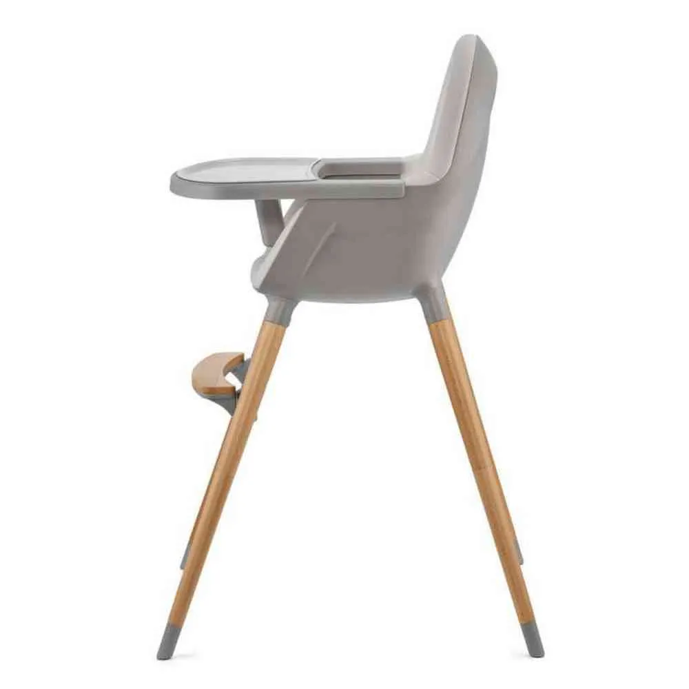 KINDERKRAFT STOLICA ZA HRANJENJE 2U1 FINI2 GREY 
