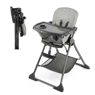 KINDERKRAFT STOLICA ZA HRANJENJE FOLDEE GREY 