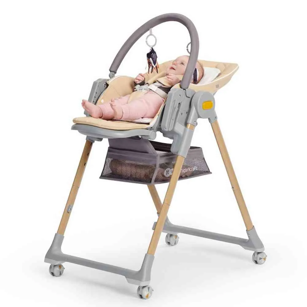 KINDERKRAFT STOLICA ZA HRANJENJE LASTREE WOOD 