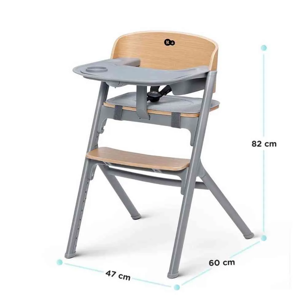 KINDERKRAFT STOLICA ZA HRANJENJE LIVY WOOD 