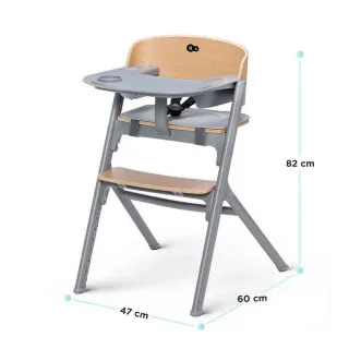 KINDERKRAFT STOLICA ZA HRANJENJE LIVY WOOD 