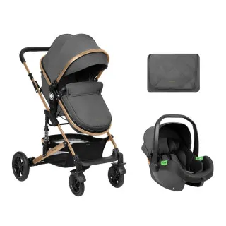 KIKKA BOO KOLICA TRIO SISTEM AMAIA DARK GREY