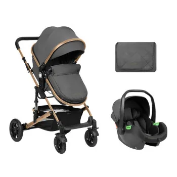 KIKKA BOO KOLICA TRIO SISTEM AMAIA DARK GREY 