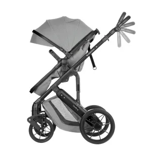 KIKKA BOO KOLICA TRIO SISTEM DARLING LIGHT GREY 