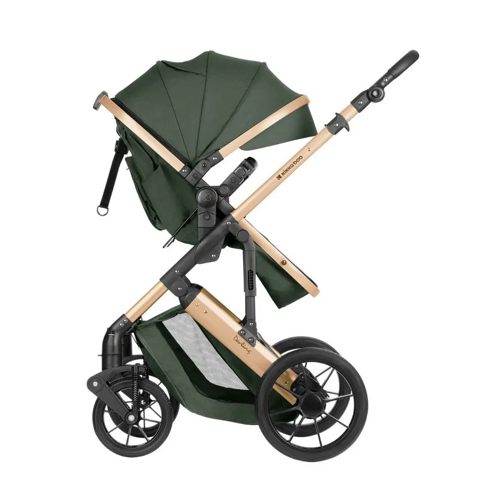 KIKKA BOO KOLICA TRIO SISTEM DARLING ARMY GREEN 