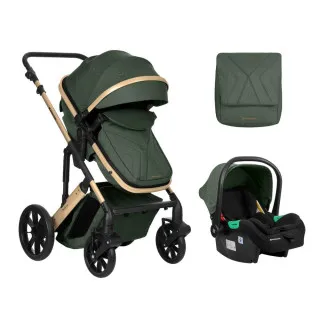 KIKKA BOO KOLICA TRIO SISTEM DARLING ARMY GREEN 