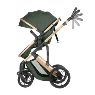 KIKKA BOO KOLICA TRIO SISTEM DARLING ARMY GREEN 