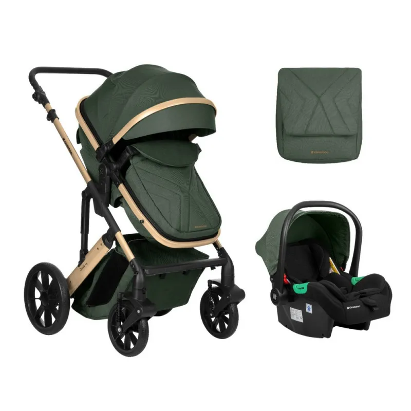 KIKKA BOO KOLICA TRIO SISTEM DARLING ARMY GREEN 