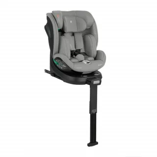 KIKKA BOO AUTO SEDISTE I-SIZE (40-150 CM) I-TWST LIGHT GREY